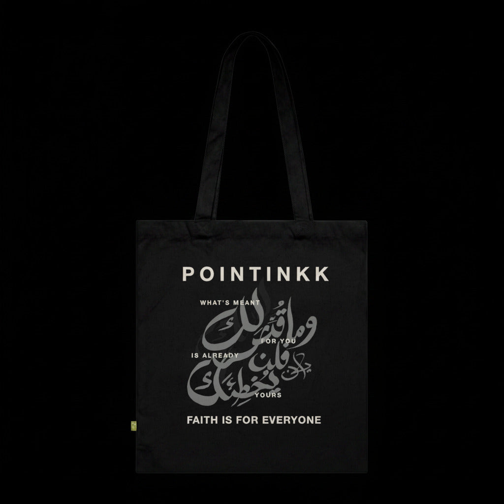Qadar Gray Tote Bag