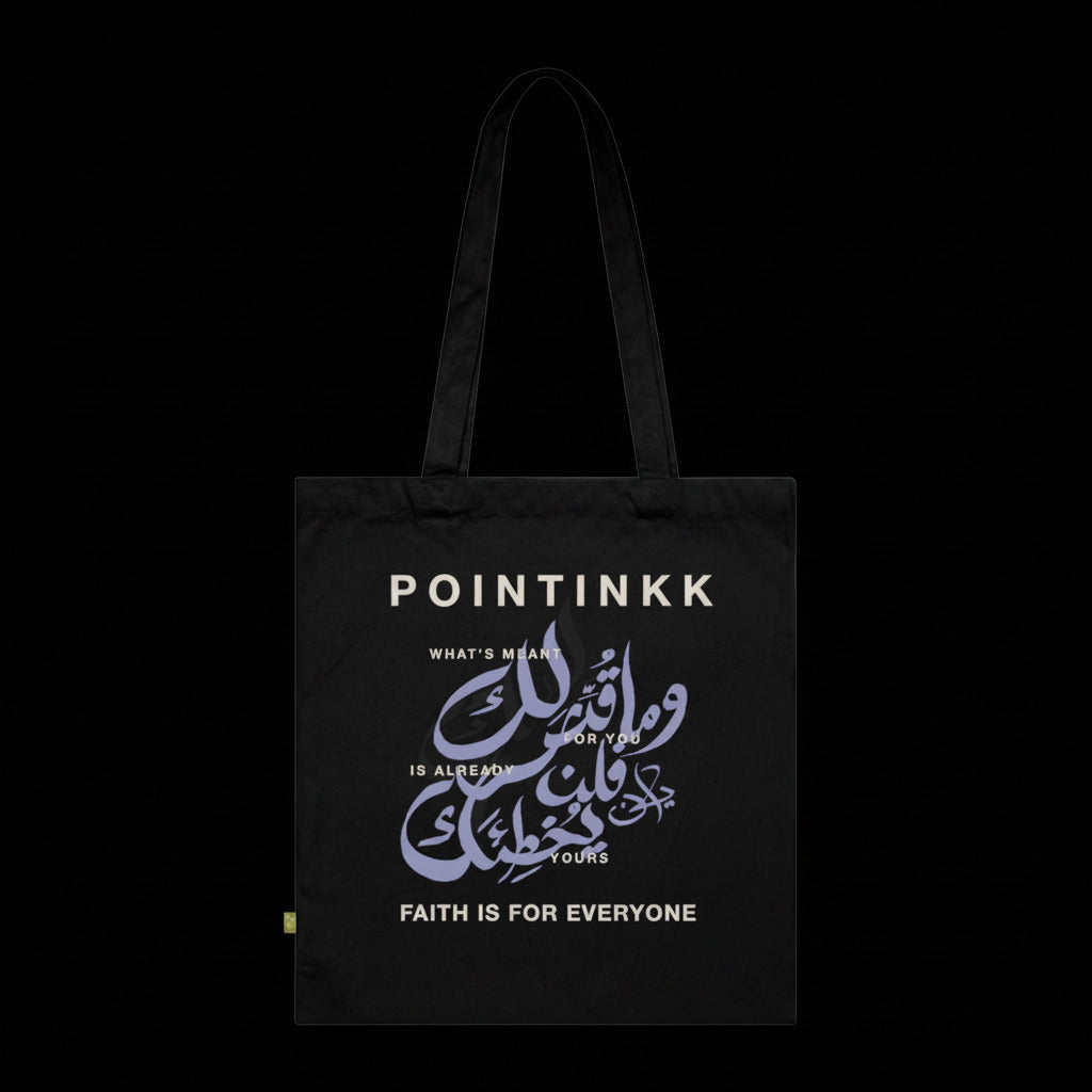Qadar Purple Tote Bag