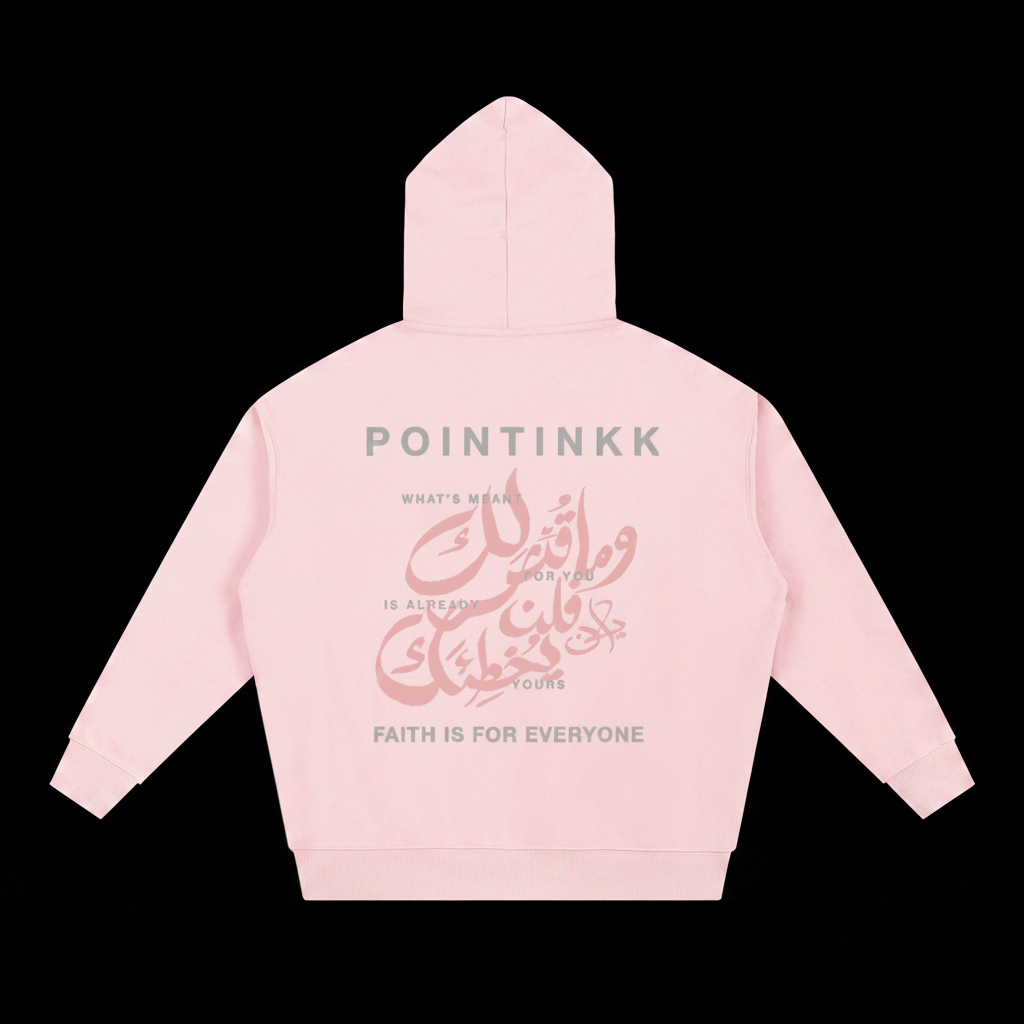 Qadar Powder Pink Heavyweight Hoodie