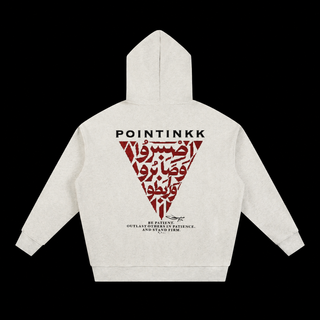 Stand Firm Gray Heavyweight Hoodie