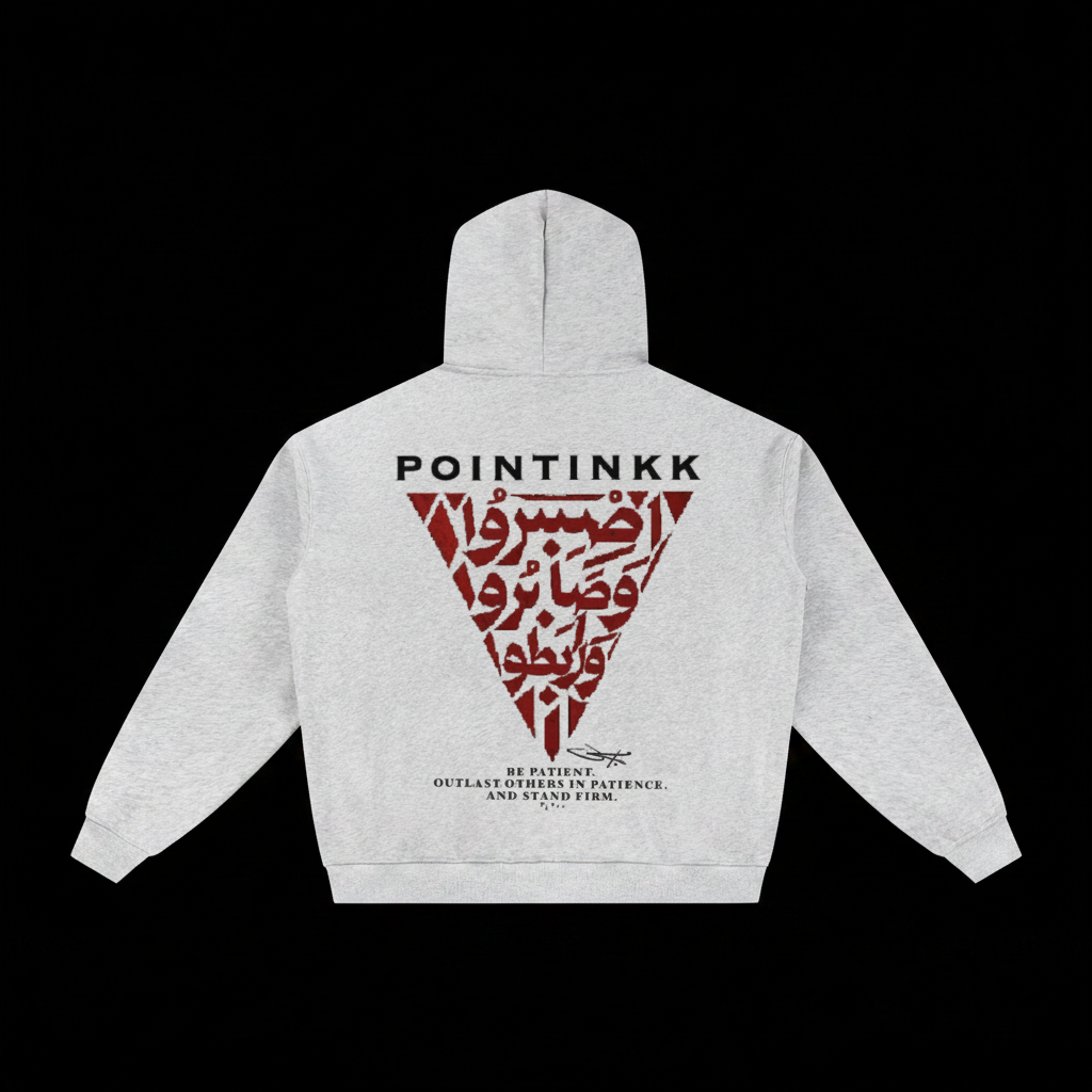 Stand Firm Heavyweight Gray Zip-Up