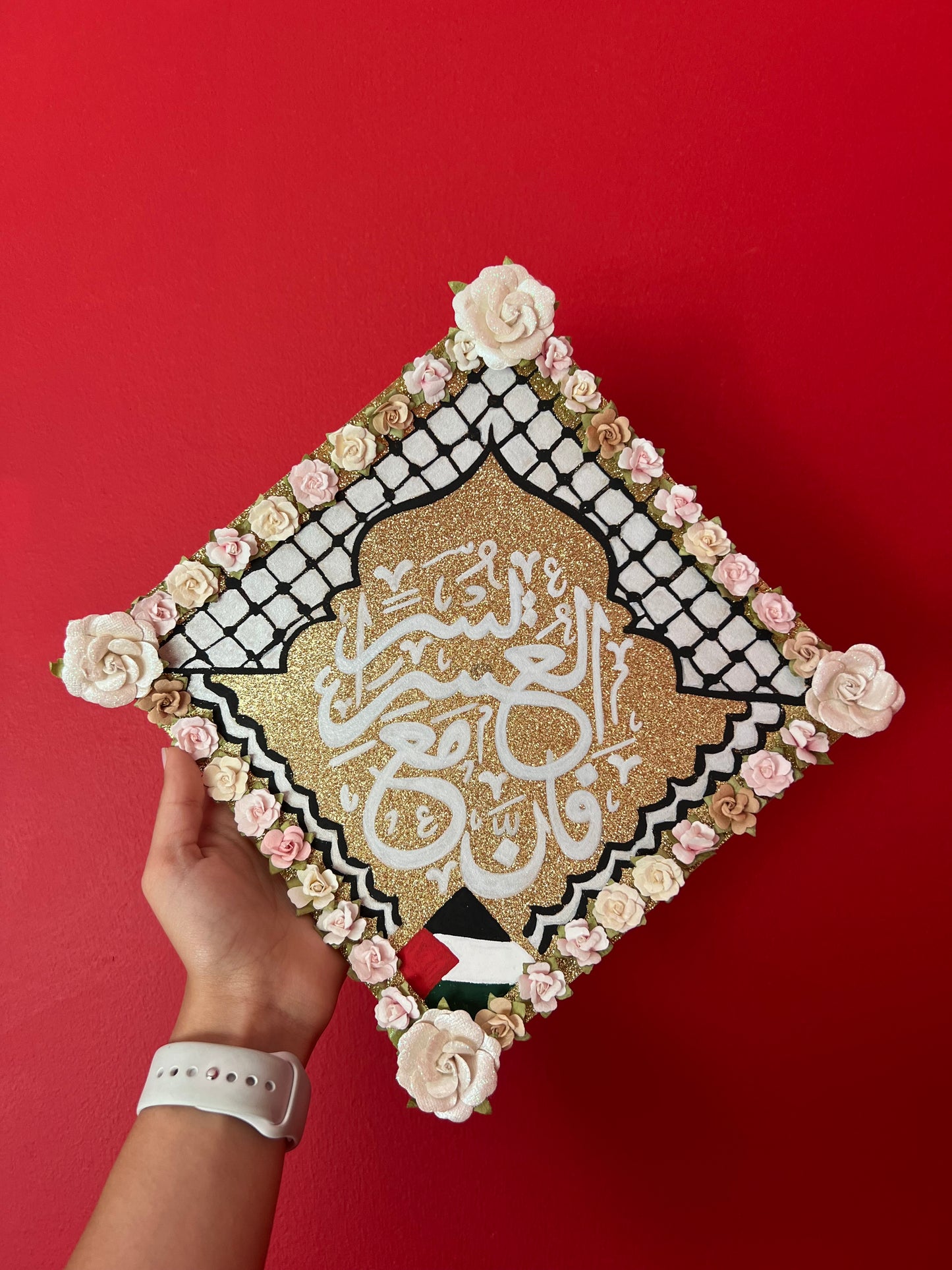 Pali Flower Grad Cap