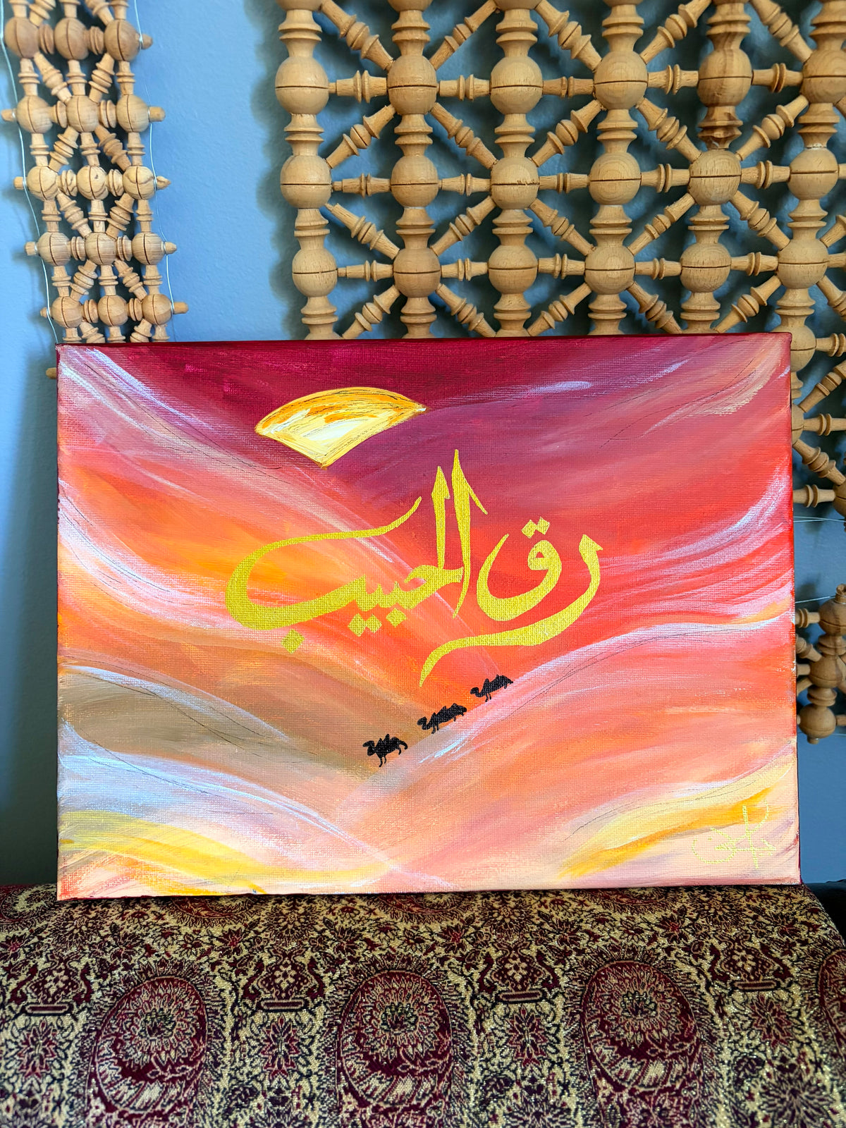 Raq El Habib Live Painted Original Canvas
