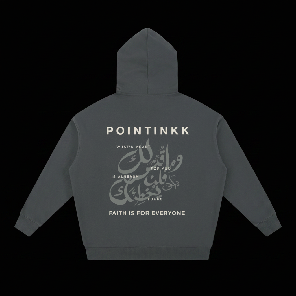 Qadar Charcoal Heavyweight Hoodie