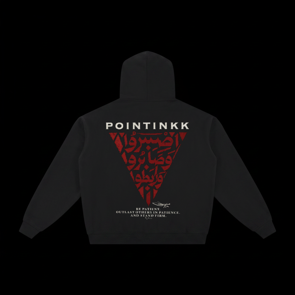 Stand Firm Black Heavyweight Zip-Up