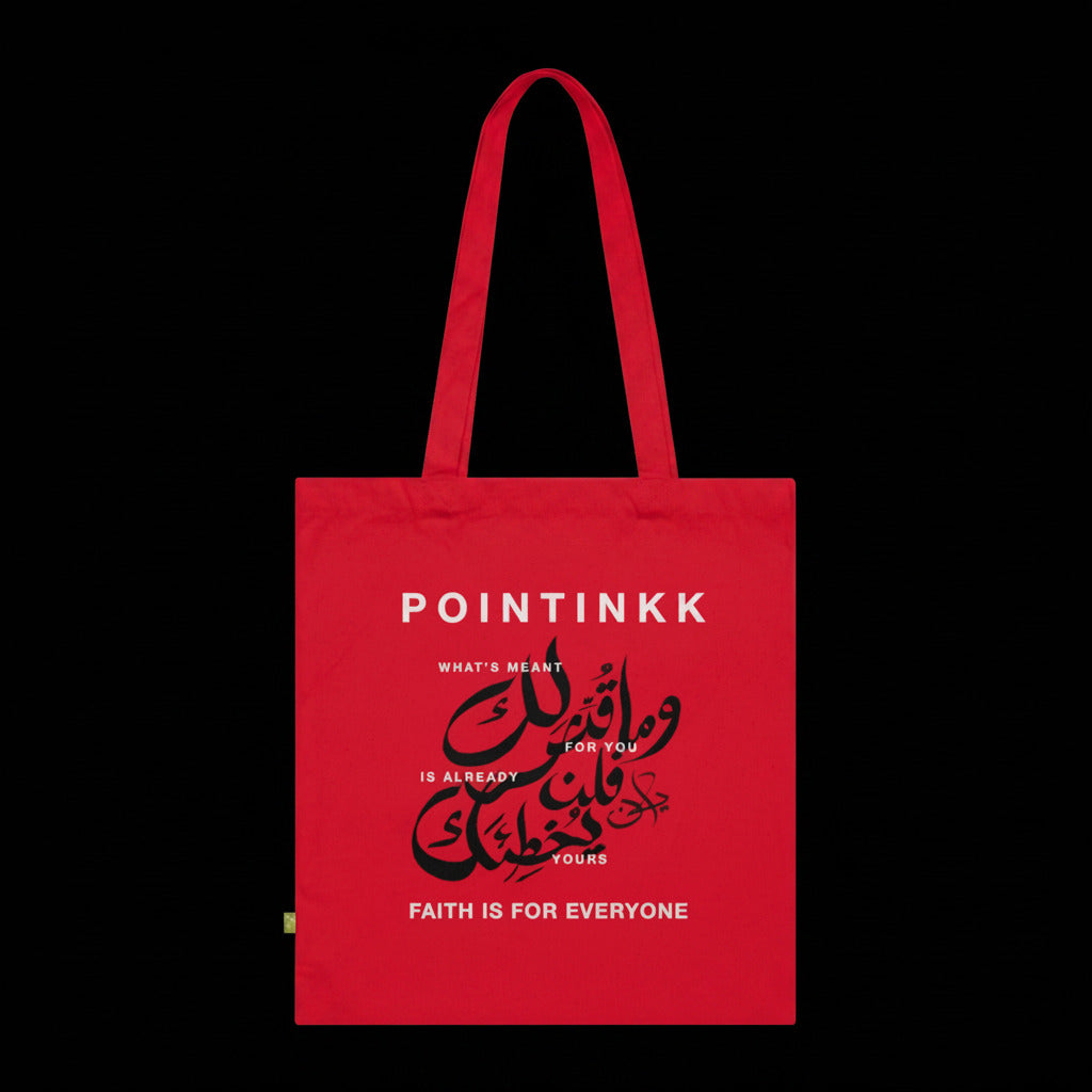 Qadar Red Tote Bag