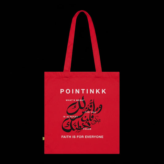 Qadar Red Tote Bag