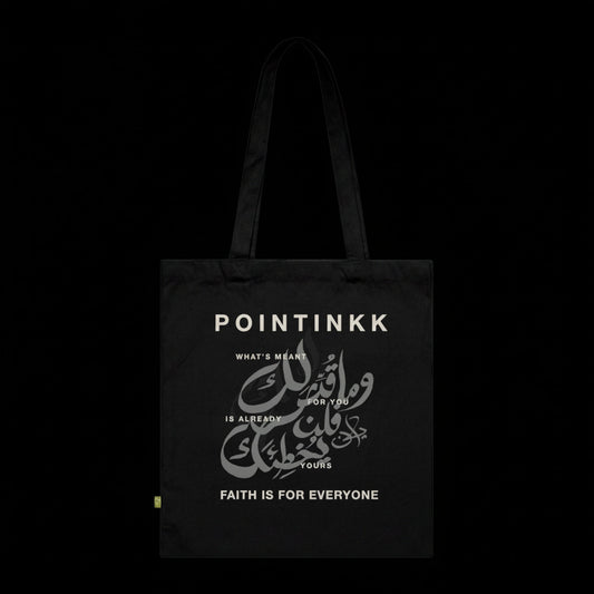 Qadar Gray Tote Bag