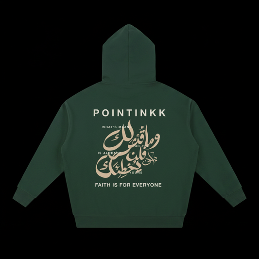 Qadar Deep Green Heavyweight Hoodie