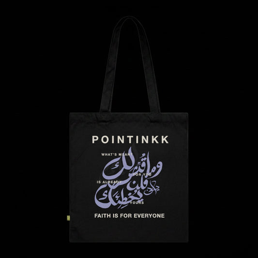 Qadar Purple Tote Bag