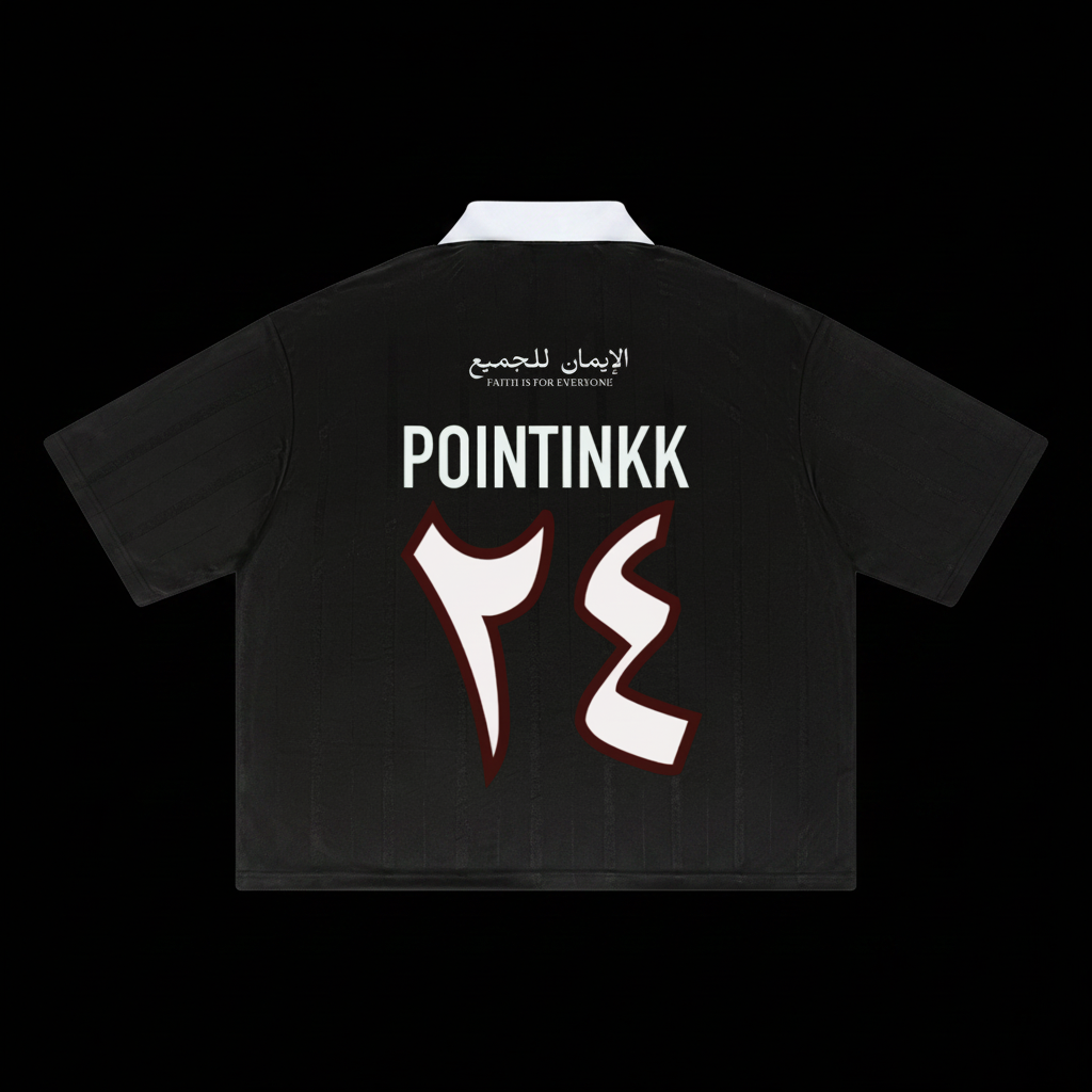 OG Black Pointinkk Soccer Jersey