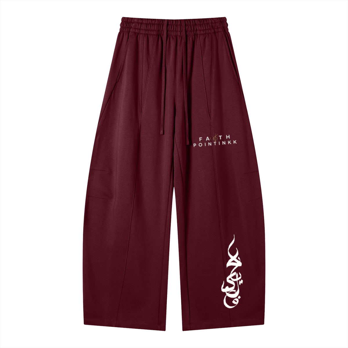 Heavyweight Wide Leg Panel Sweatpants