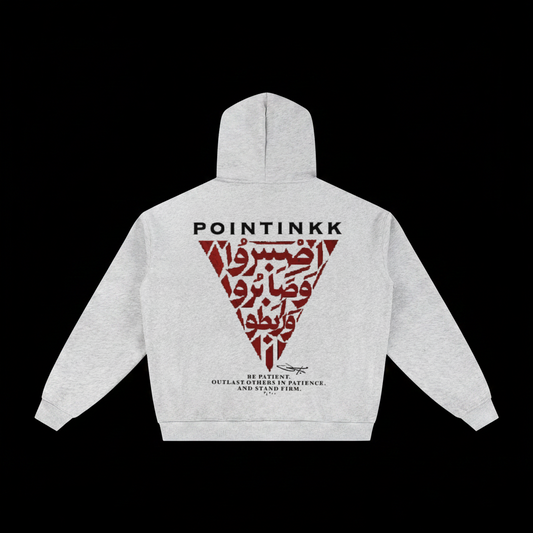 Stand Firm Heavyweight Gray Zip-Up