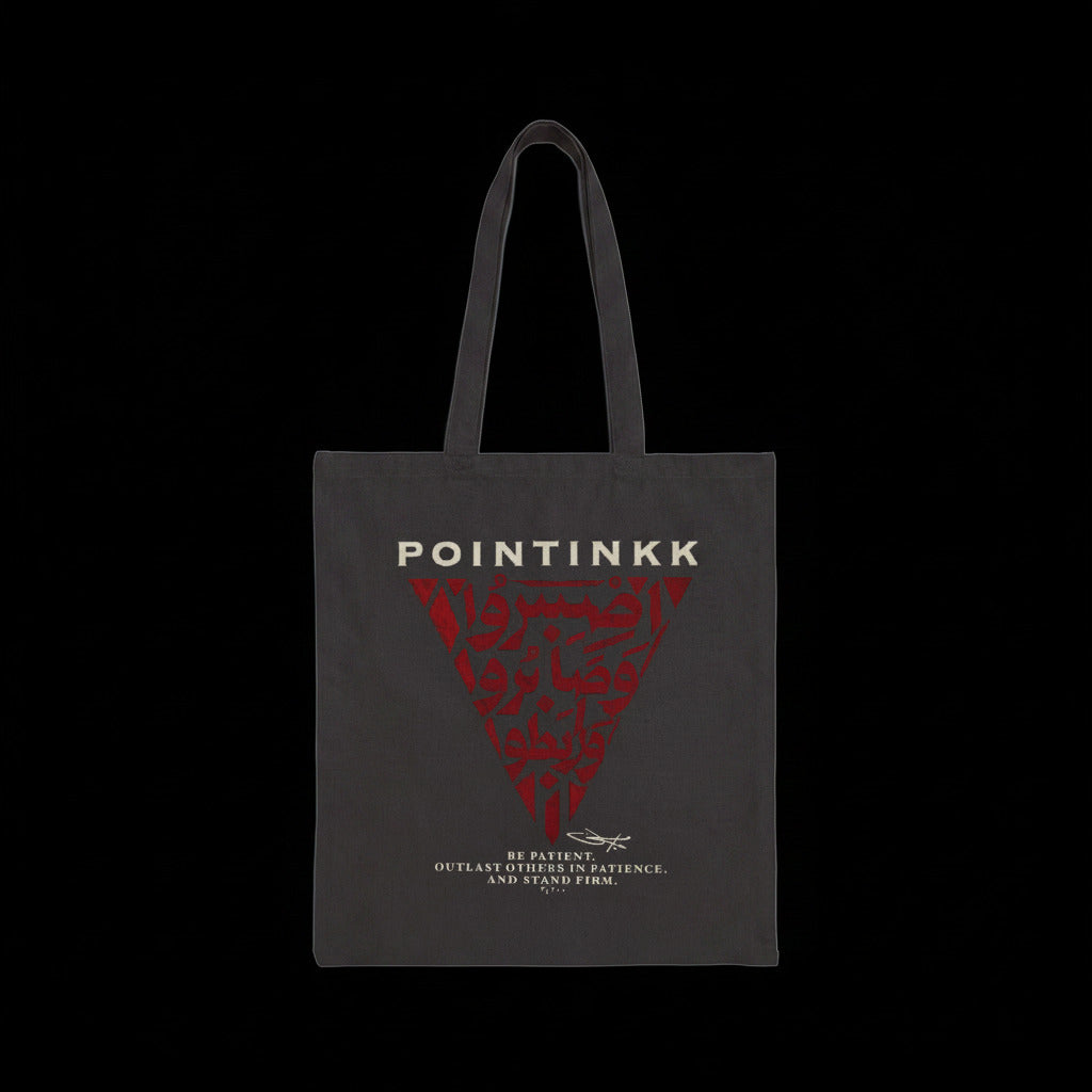Stand Firm Black Tote