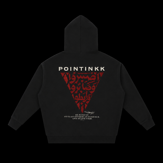 Stand Firm Black Heavyweight Hoodie