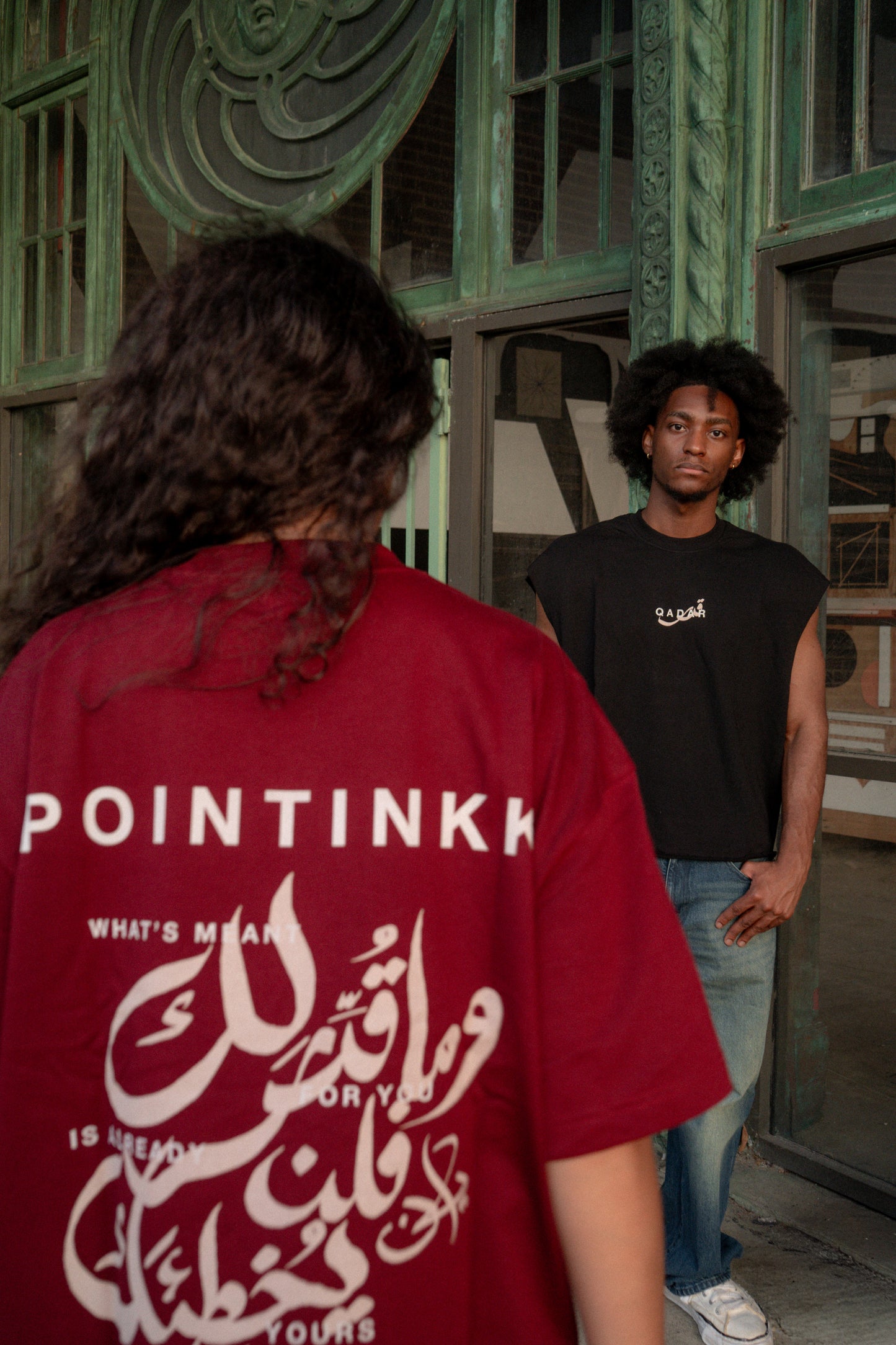 Qadar Dull Red Heavyweight Tee