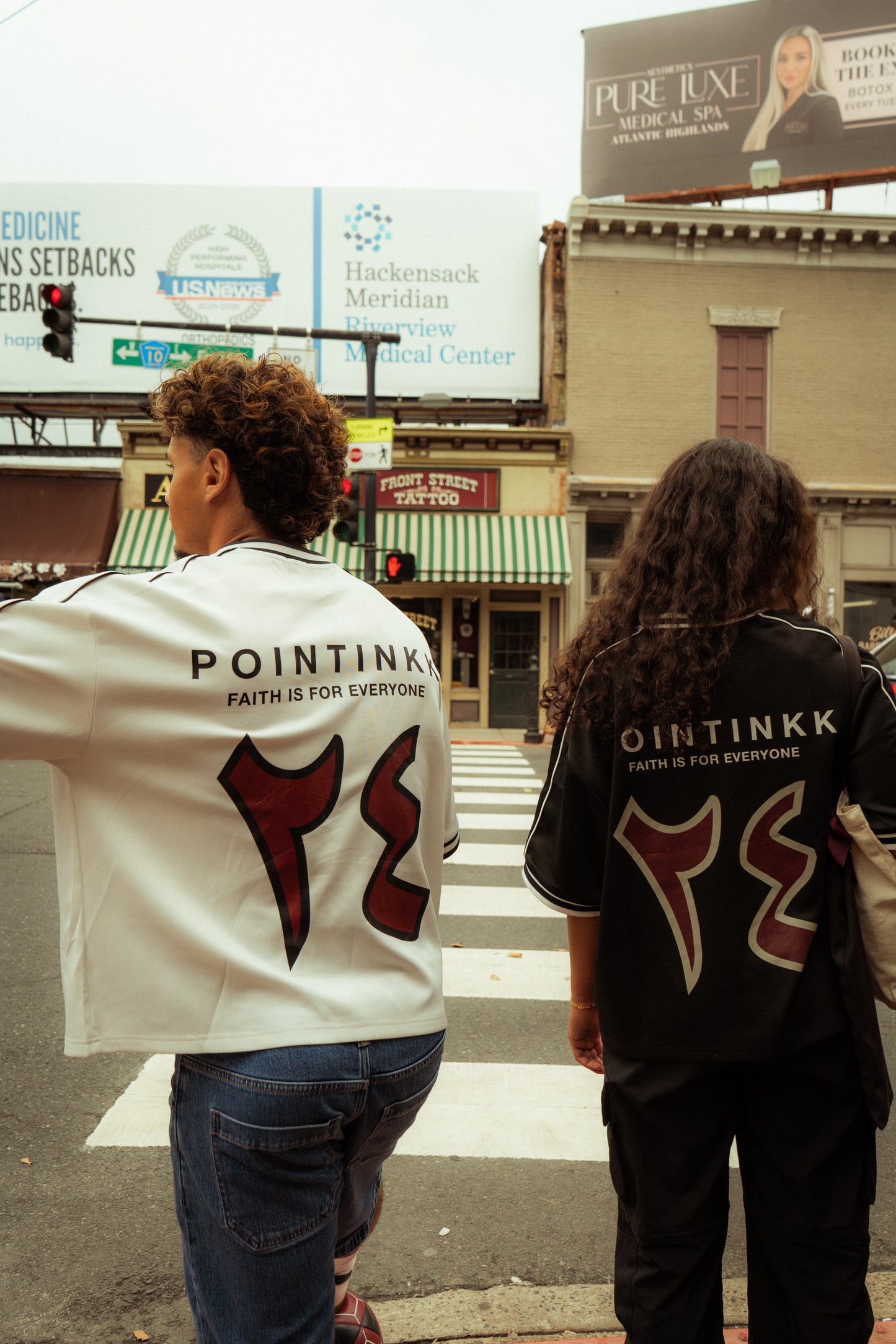 Black Pointinkk Football Jersey