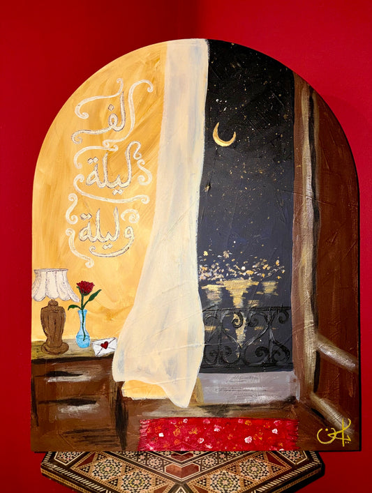 Alf Leila Wa Leila Original Canvas