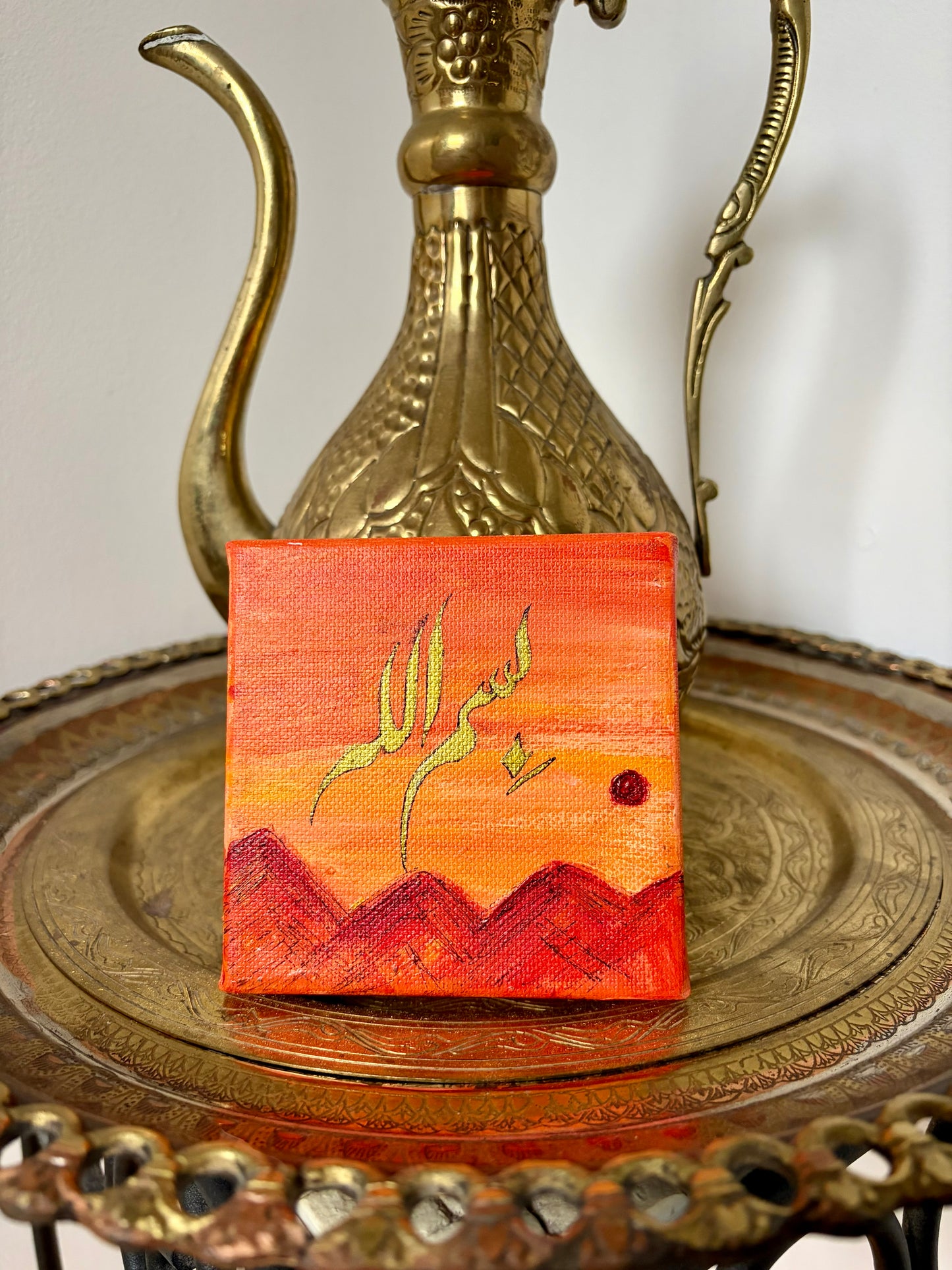 Bismillah Maghrib Series Original Canvas
