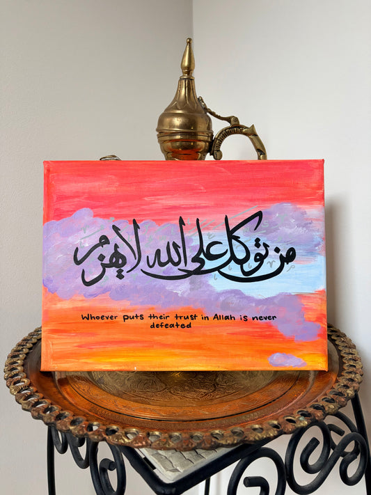 Trust Sunset Original Canvas