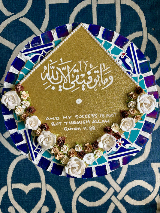 Gold Success Grad Cap