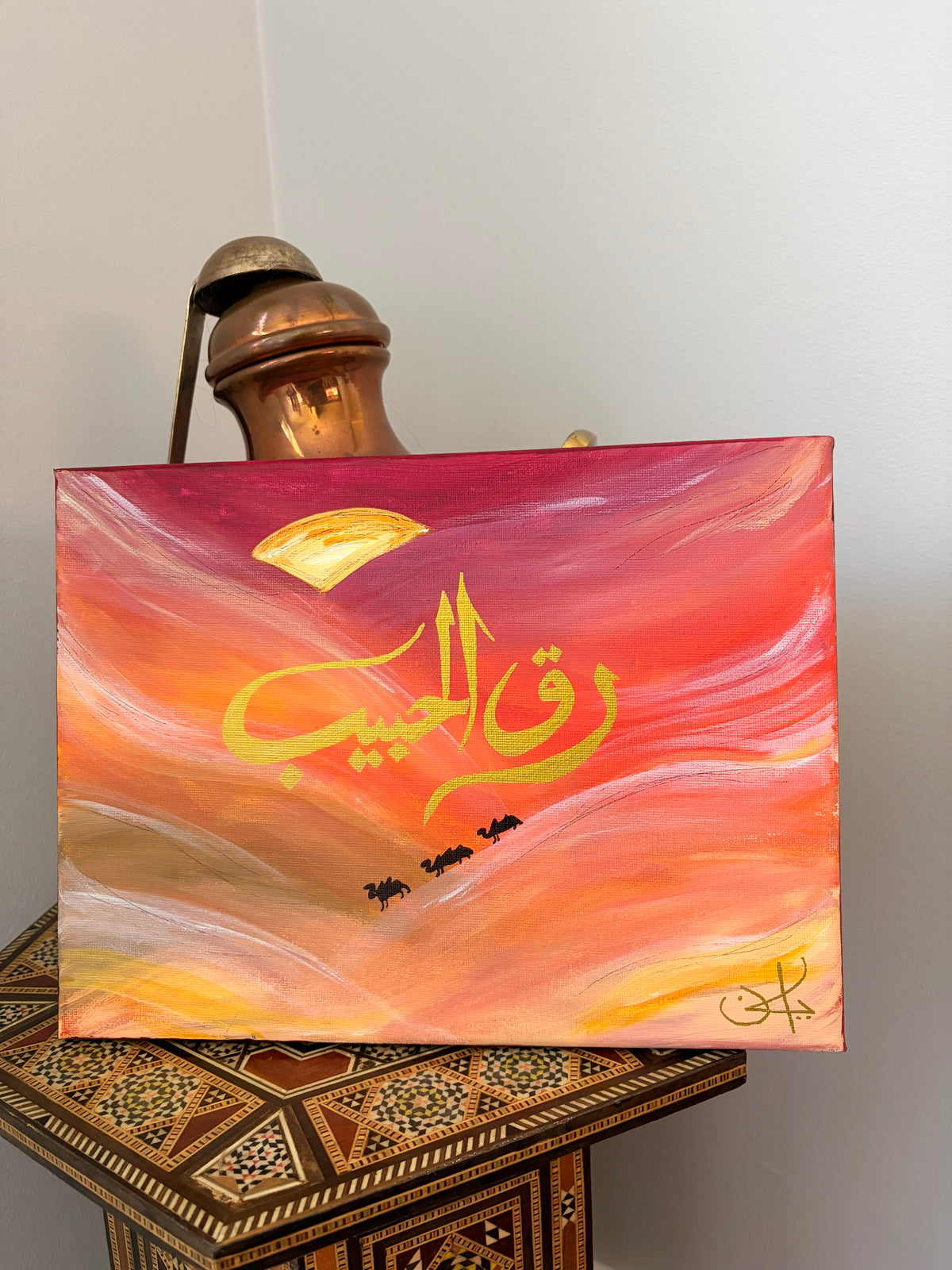 Raq El Habib Live Painted Original Canvas