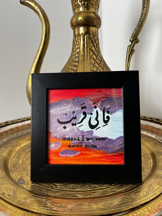 "Indeed I am near" Sunset Print