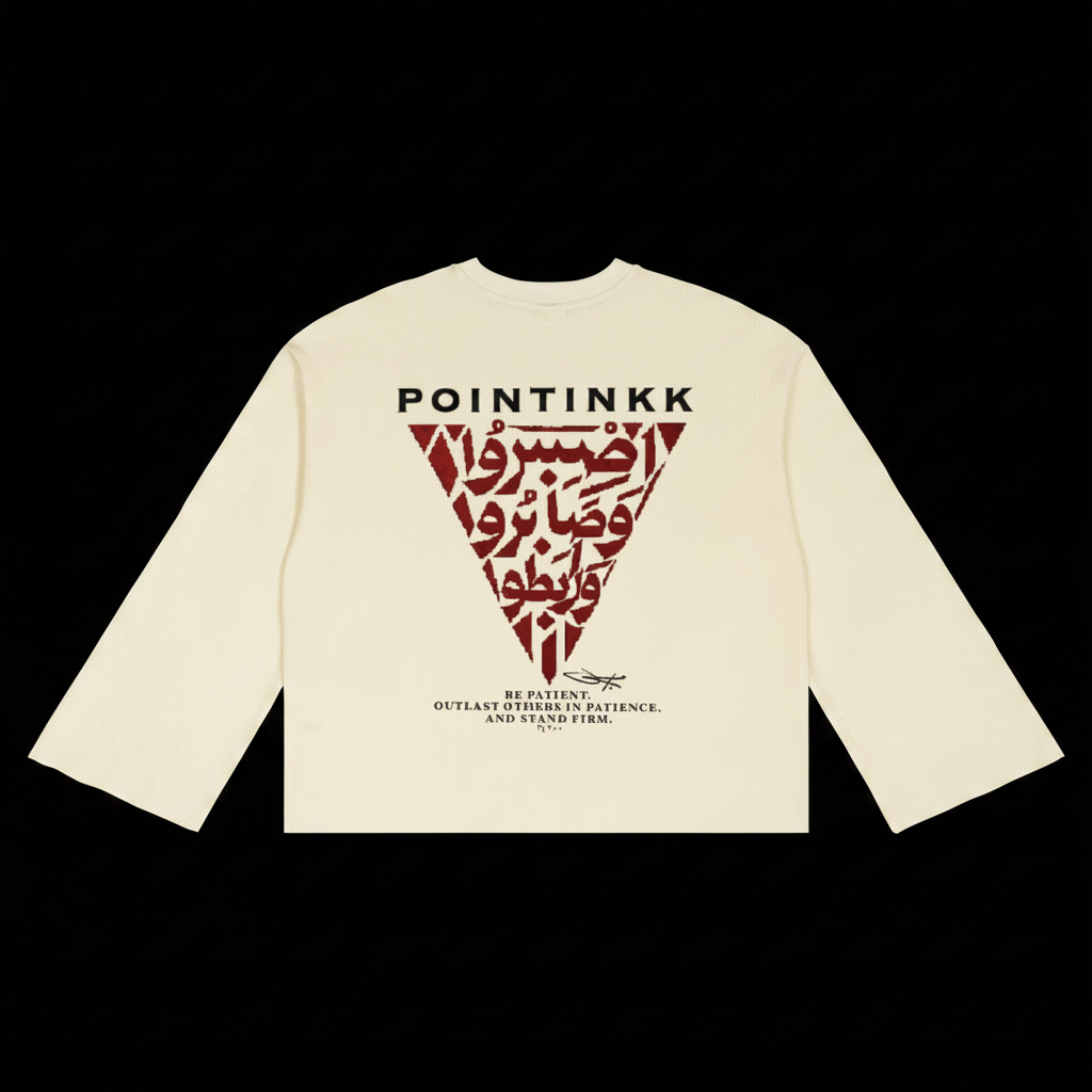 Stand Firm Cream Waffle Long Sleeve