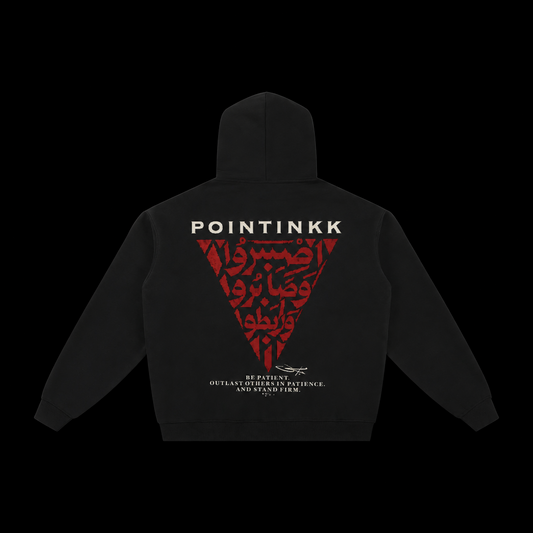 Stand Firm Black Heavyweight Zip-Up