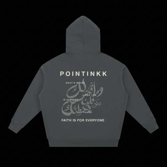 Qadar Charcoal Heavyweight Hoodie