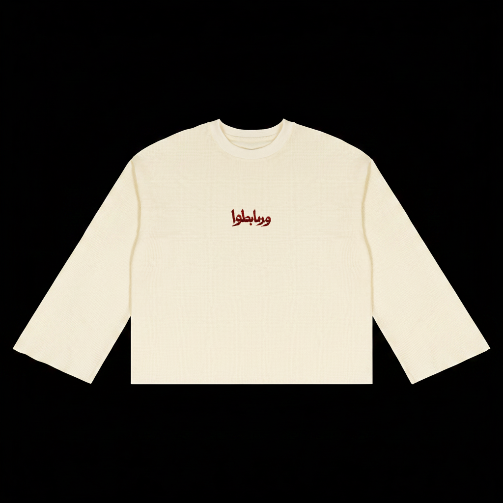 Stand Firm Cream Waffle Long Sleeve
