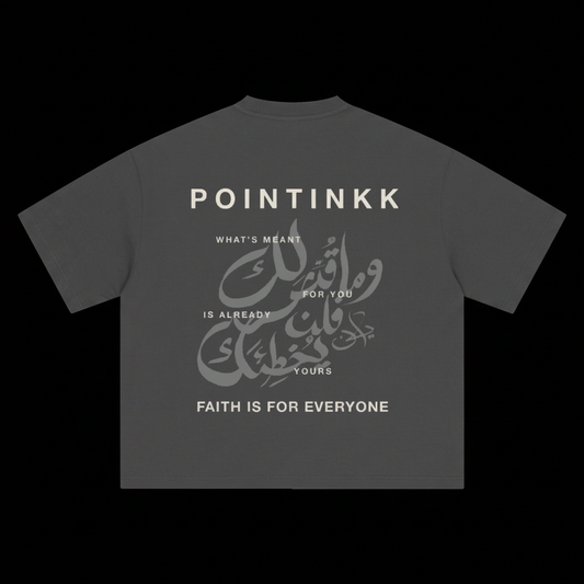 Qadar Charcoal Heavyweight Tee