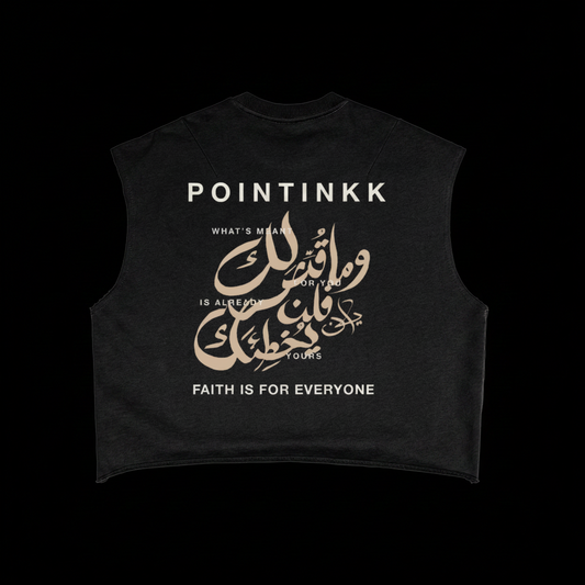 Qadar Black Boxy Tank