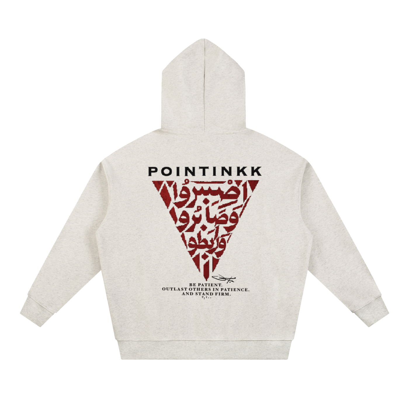 Stand Firm Gray Heavyweight Hoodie