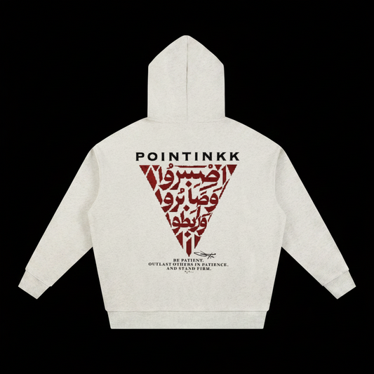Stand Firm Gray Heavyweight Hoodie