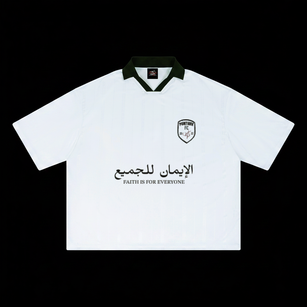 OG White Pointinkk Soccer Jersey