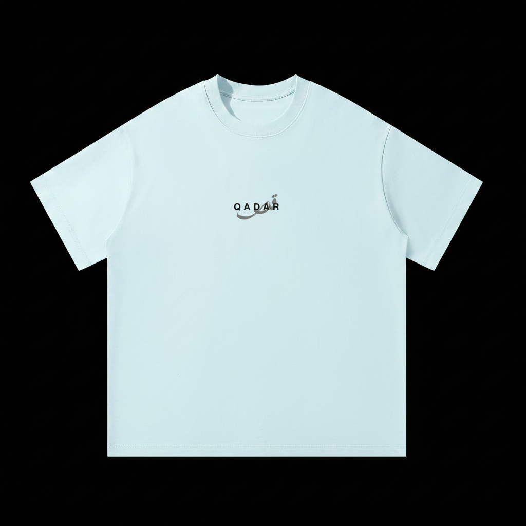 Qadar Blue Oversized Tee