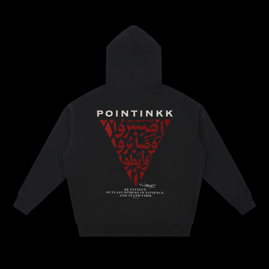 Stand Firm Black Heavyweight Hoodie